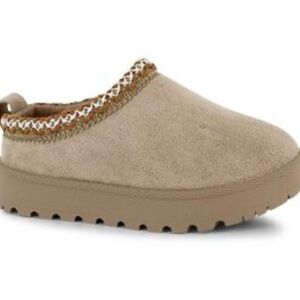 Mudd Tan Slip-On Slippers Platform